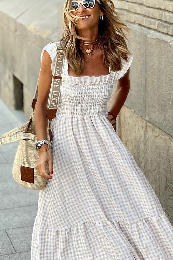 Odette - Elegant ternet sommerkjole
