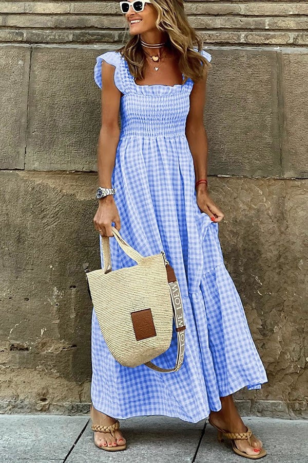 Odette - Elegant ternet sommerkjole