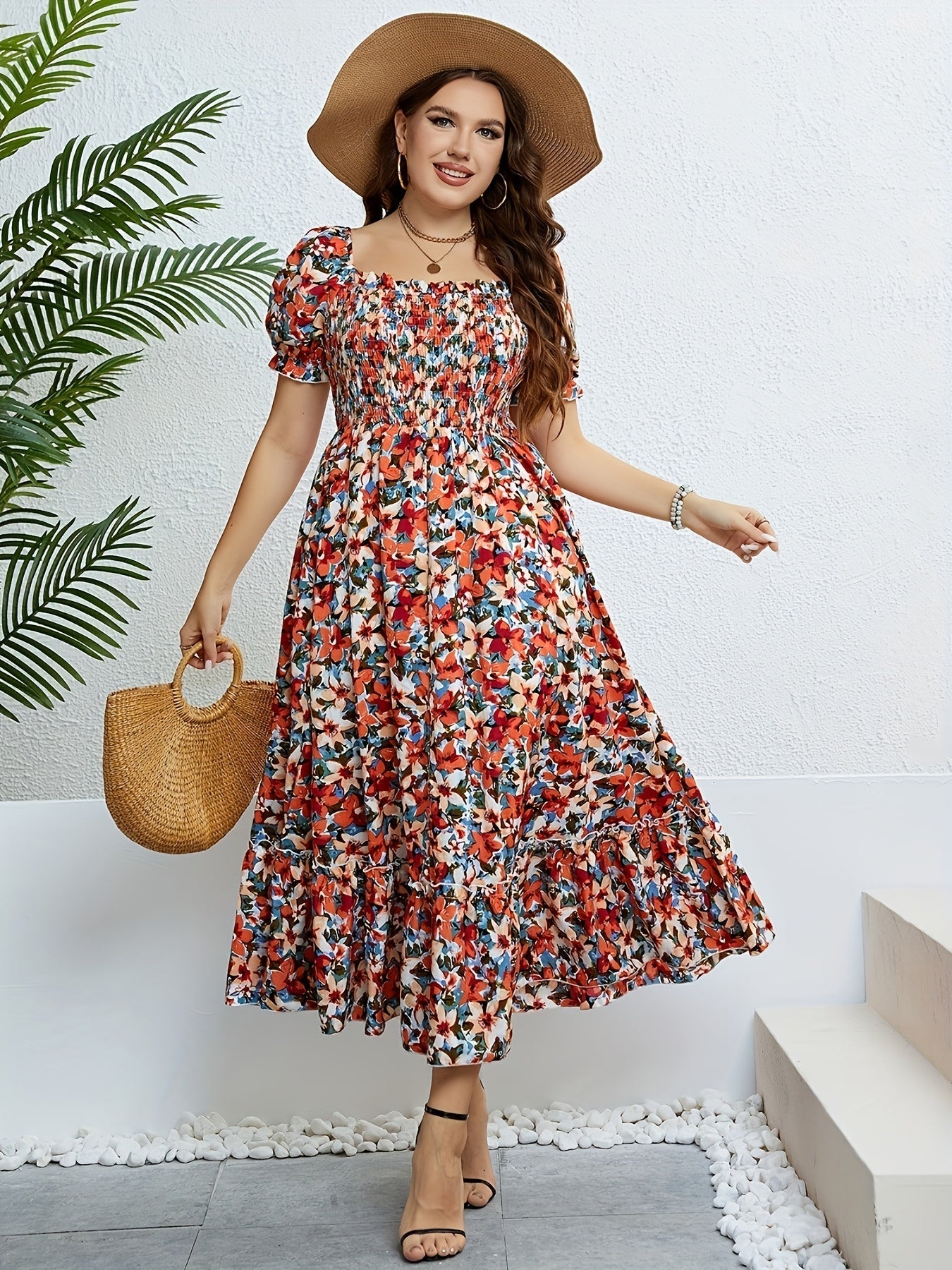 Yessa - Vintage Bloom-kjole