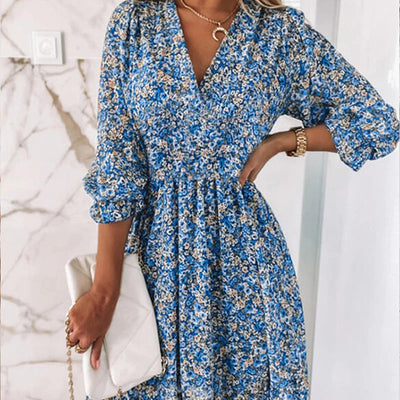 Shery - Elegant blomstret kjole