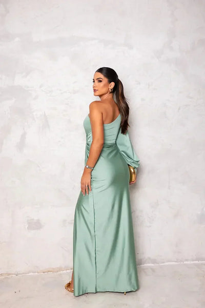 Alison - Elegant maxikjole med slids