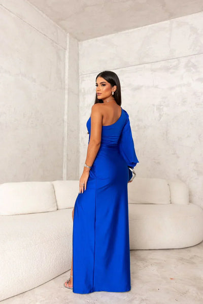 Alison - Elegant maxikjole med slids