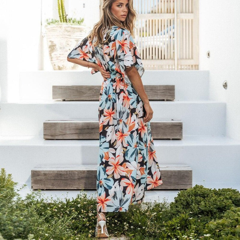 Solea - Kjole med tropisk elegance