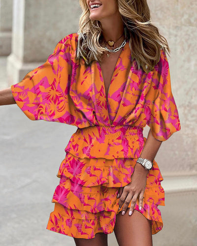 Desiree - Stilfuld kjole med print