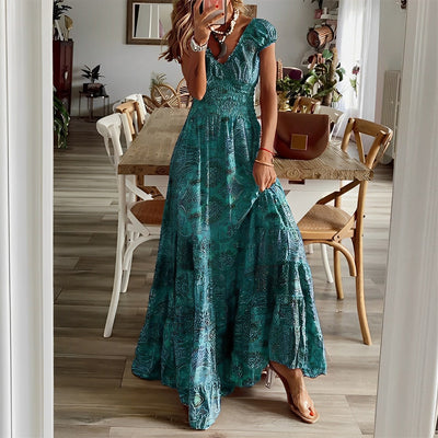 Maria - Elegant boho-kjole