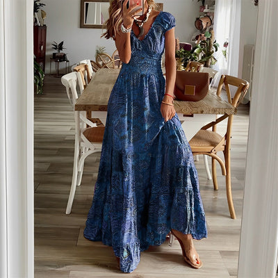 Maria - Elegant boho-kjole