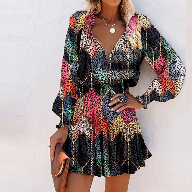 Geraldine - Bold Bloom-kjole