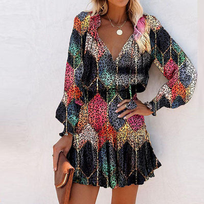 Geraldine - Bold Bloom-kjole