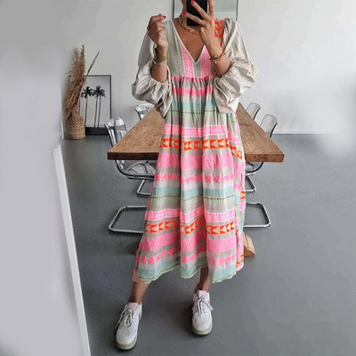 Sabrina - Komfortabel boho-kjole