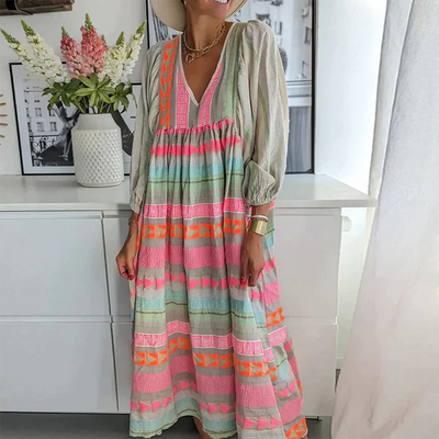 Sabrina - Komfortabel boho-kjole