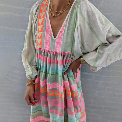Sabrina - Komfortabel boho-kjole