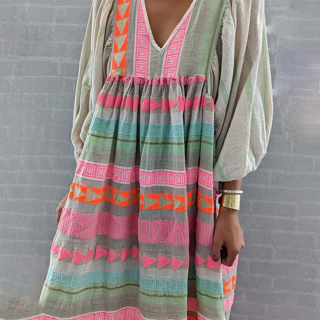 Sabrina - Komfortabel boho-kjole