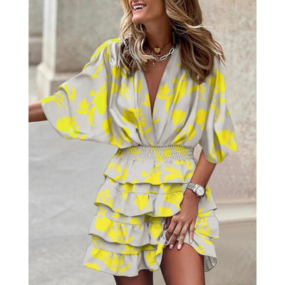 Desiree - Stilfuld kjole med print