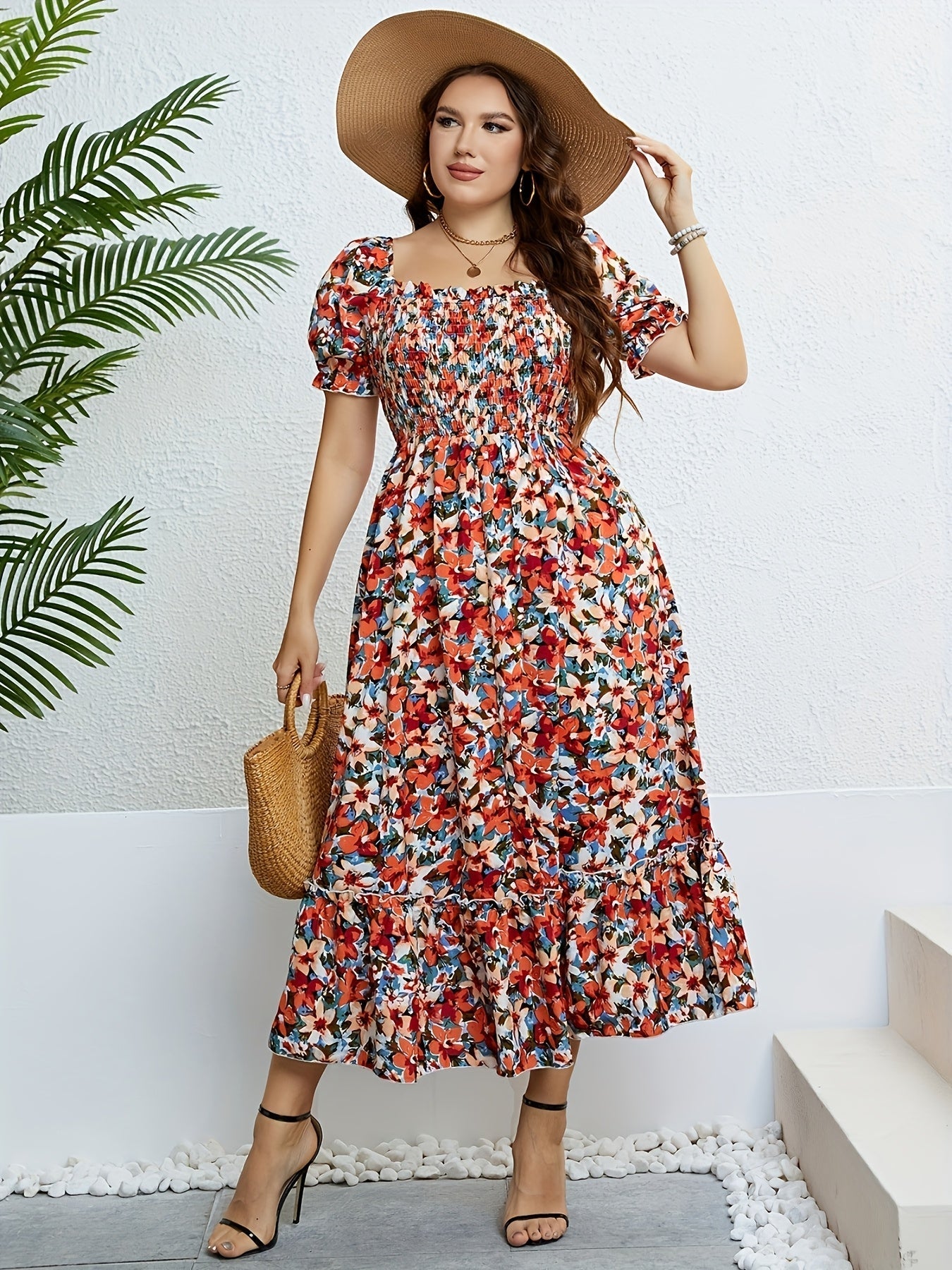 Yessa - Vintage Bloom-kjole