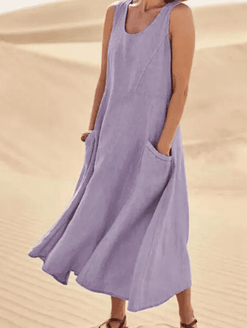 LULU - Elegant kjole med lommer