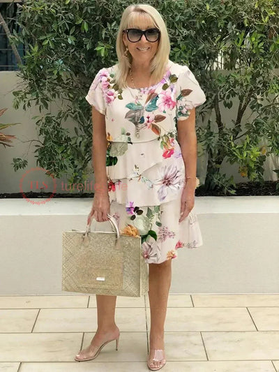 Trina - Bloom Ruffle-kjole
