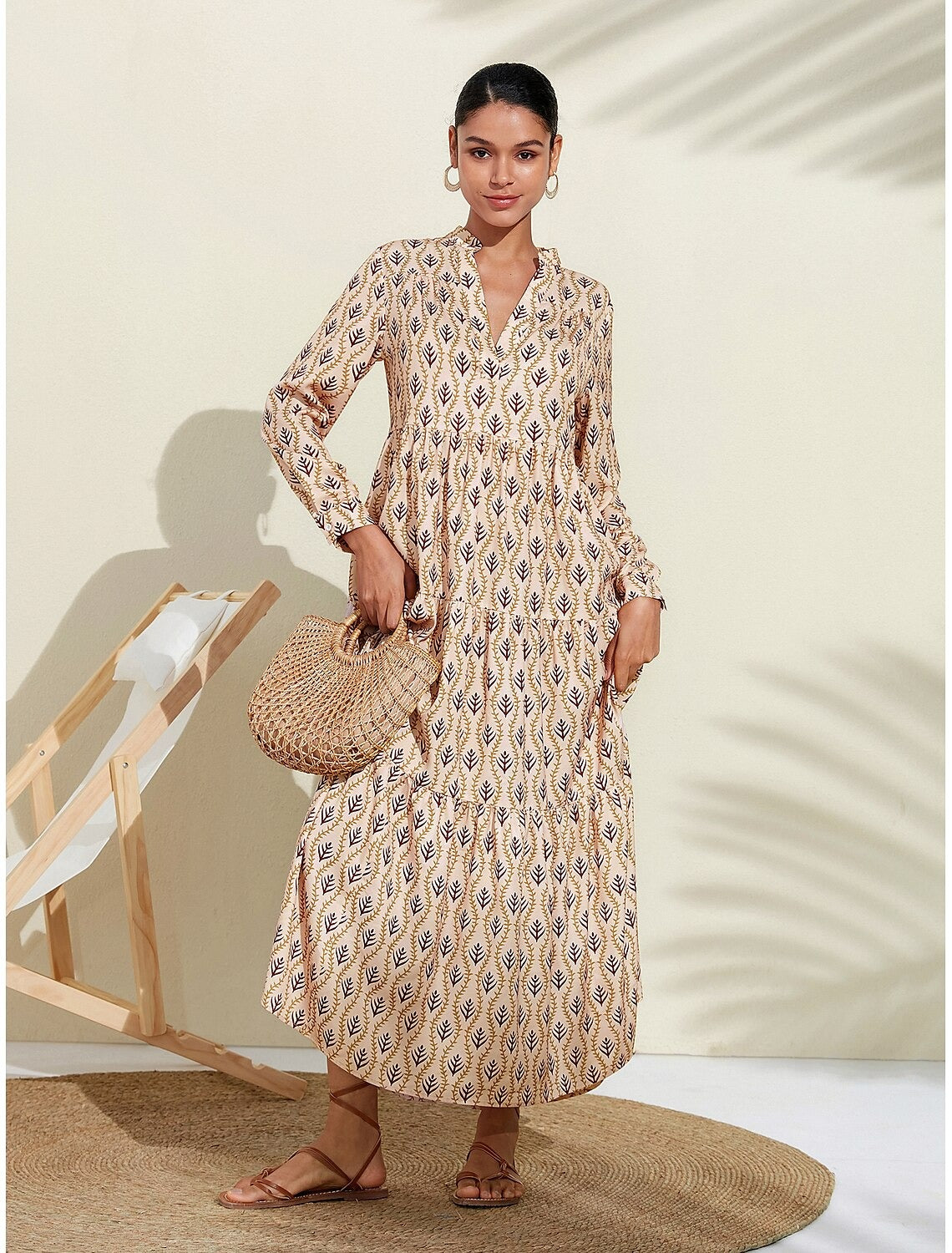 Dolly - Boho maxikjole