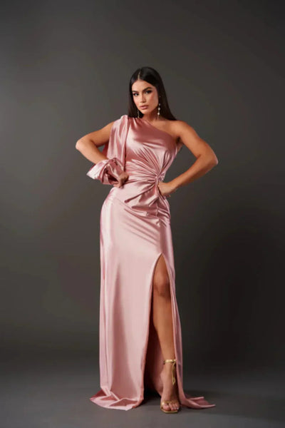 Alison - Elegant maxikjole med slids