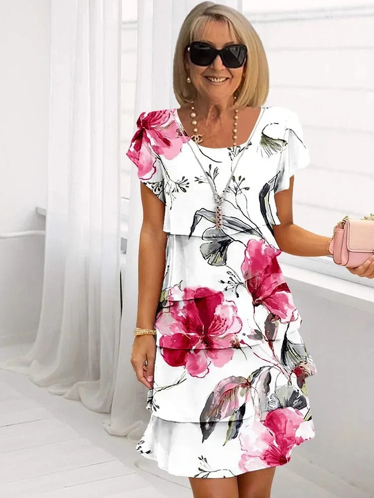 Trina - Bloom Ruffle-kjole