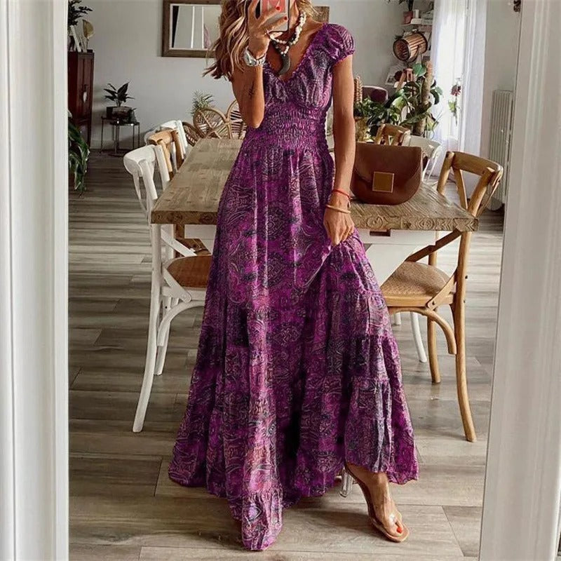 Noella - Boho maxikjole