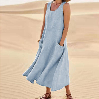 LULU - Elegant kjole med lommer